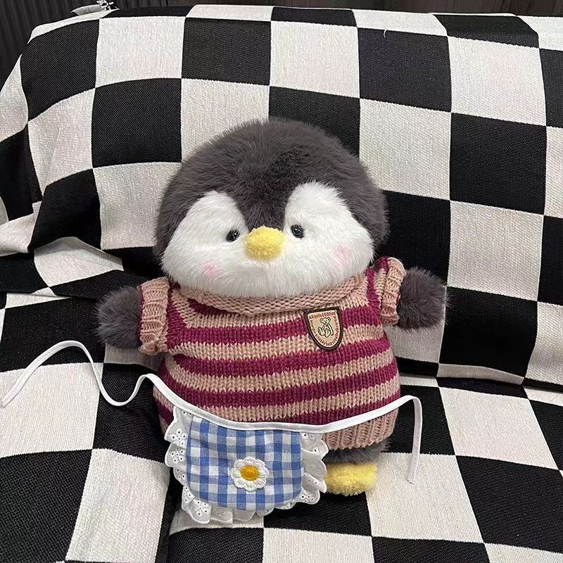 Cute little penguin doll sleeping pillow plush toy girl doll children doll birthday gift