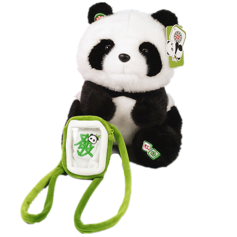 Bamboo Tube Panda Plush Toy - Adorable Panda Stuffed Animal and Pillow Gift