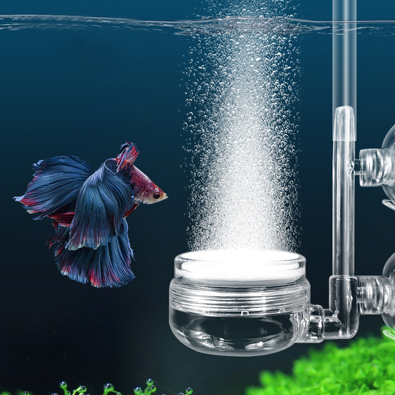 Acrylic Air Diffuser for Aquarium - Silent Low-Pressure Oxygen Pump with Fine Bubble Output