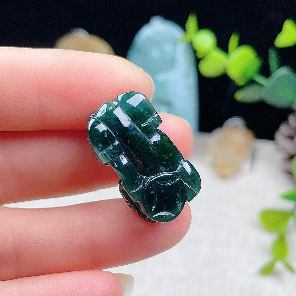 Natural Burmese Jade Pixiu