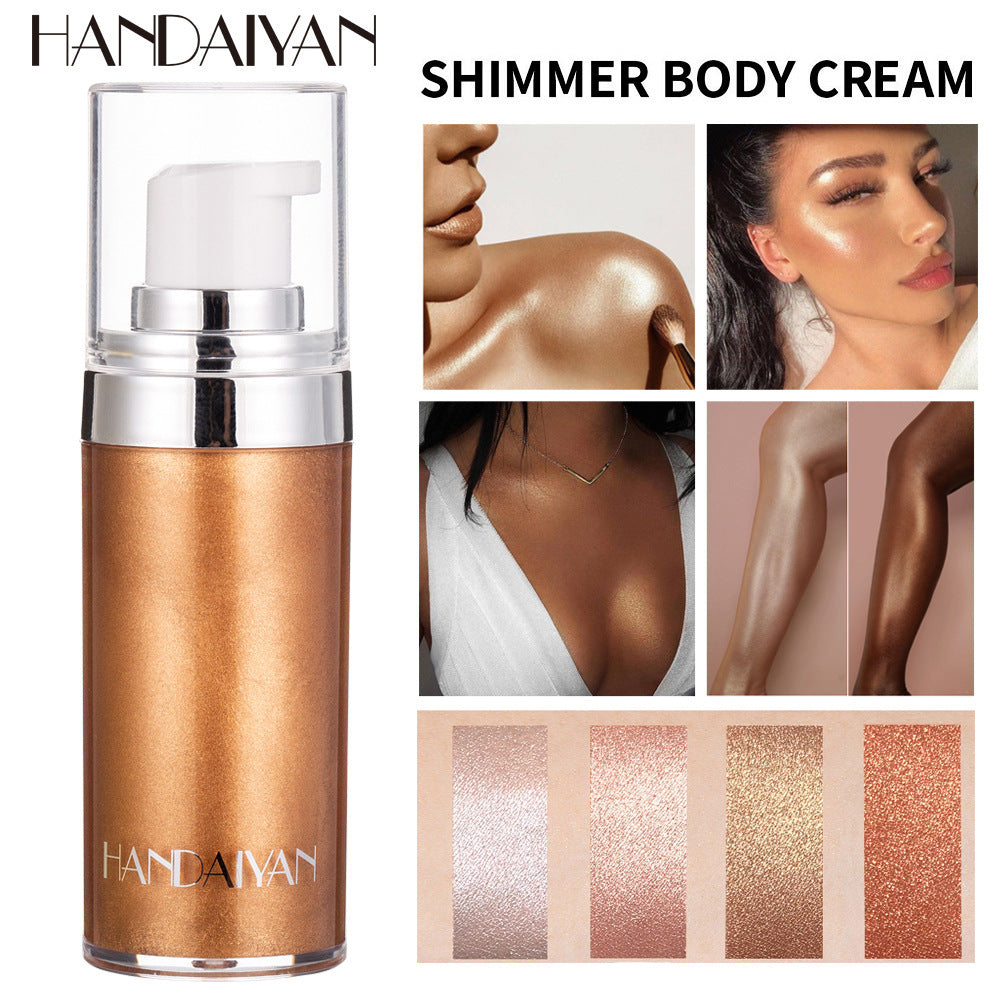 HANDAIYAN Best-Selling Summer Body Highlighter - Sexy, Radiant Glow Liquid Lotion for Beach and Beyond