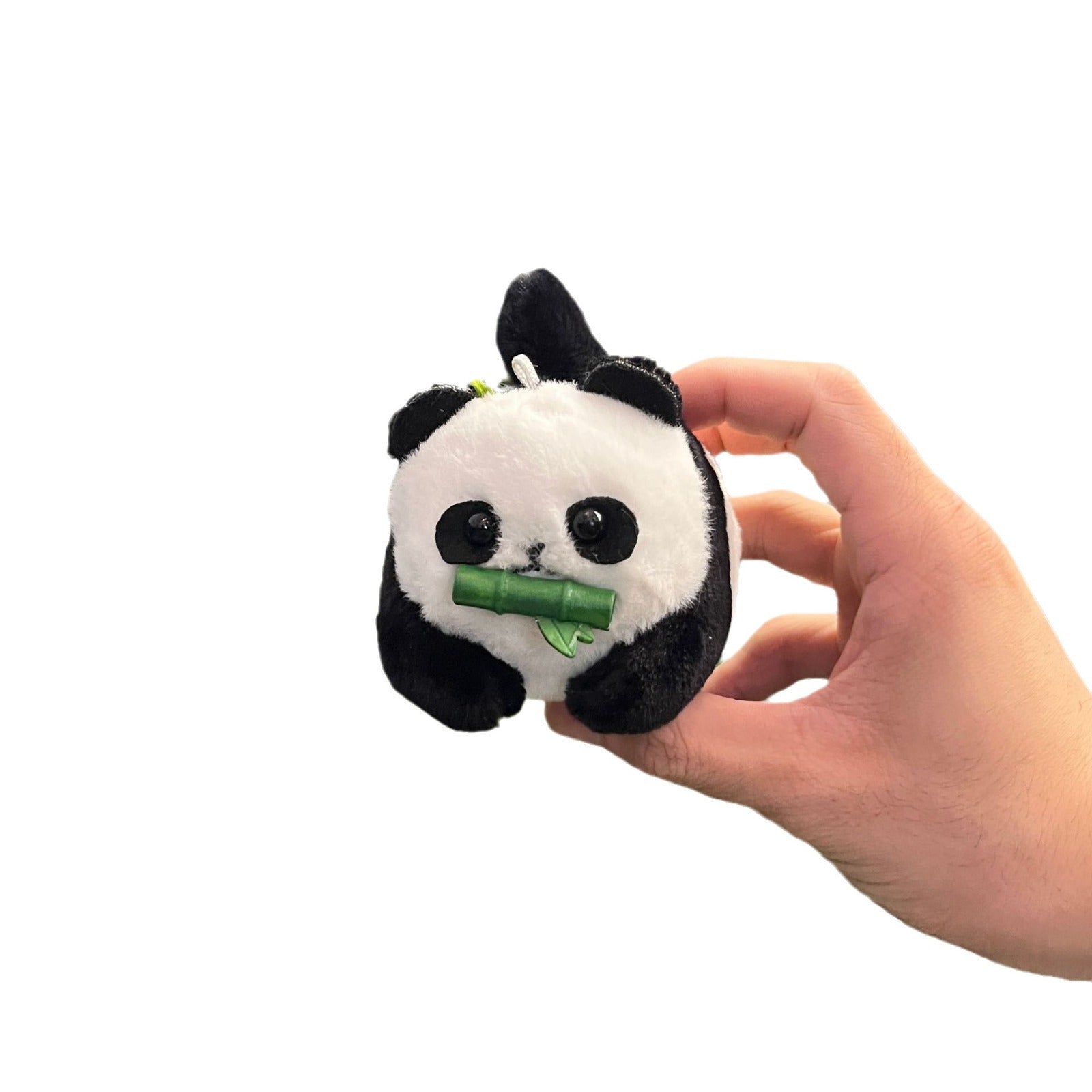 Pull-String Wiggling Panda Plush Toy - Adorable Hanging Panda with Moving Tail