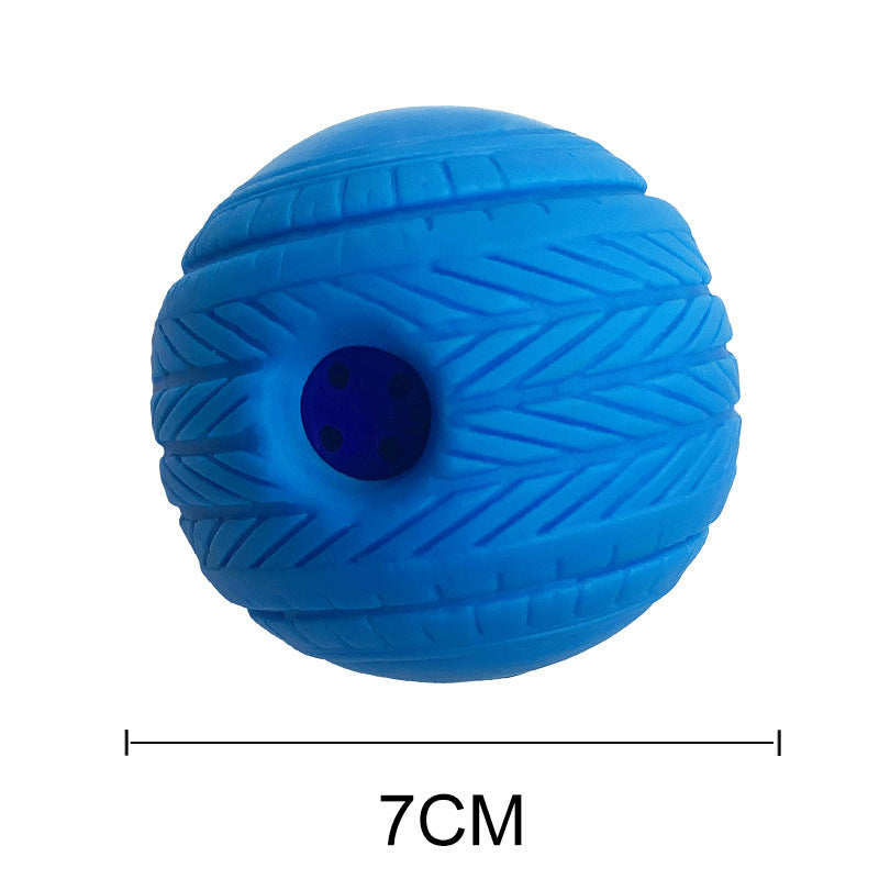 Pet Toy Ball for Medium to Large Dogs - Interactive Chew, Treat Dispensing, and Squeaky Toy