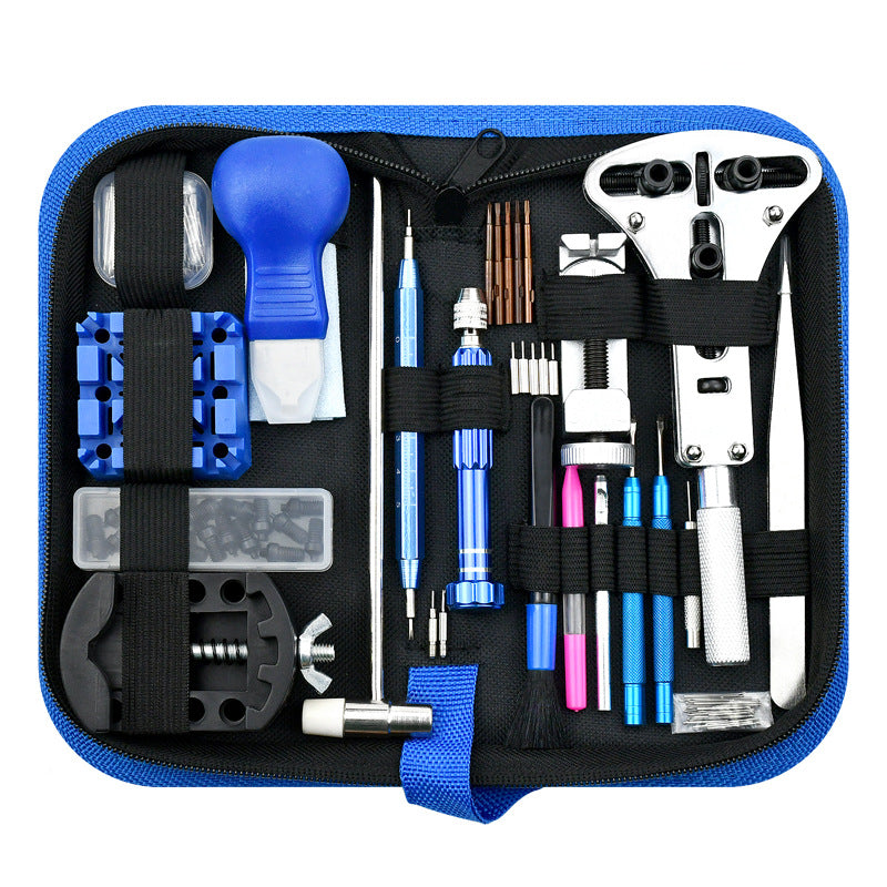 Watch Repair Tool Kit - 212-Piece Set for Watch Maintenance, Battery Replacement, and Band Adjustment