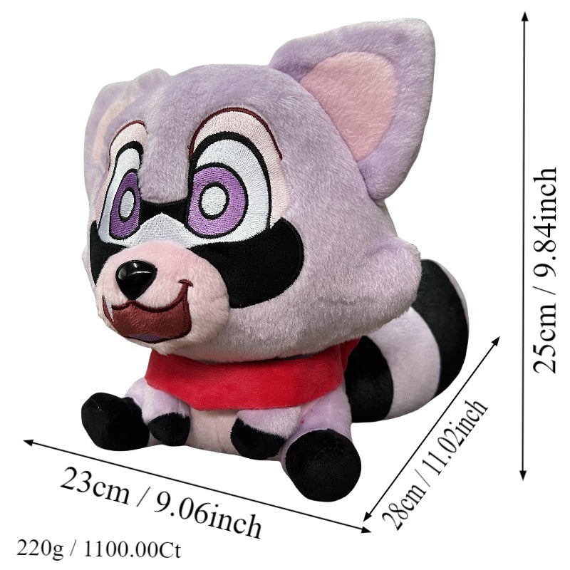 Indigo Park Game Indigo Park Doll Cute Purple Raccoon Plush Toy