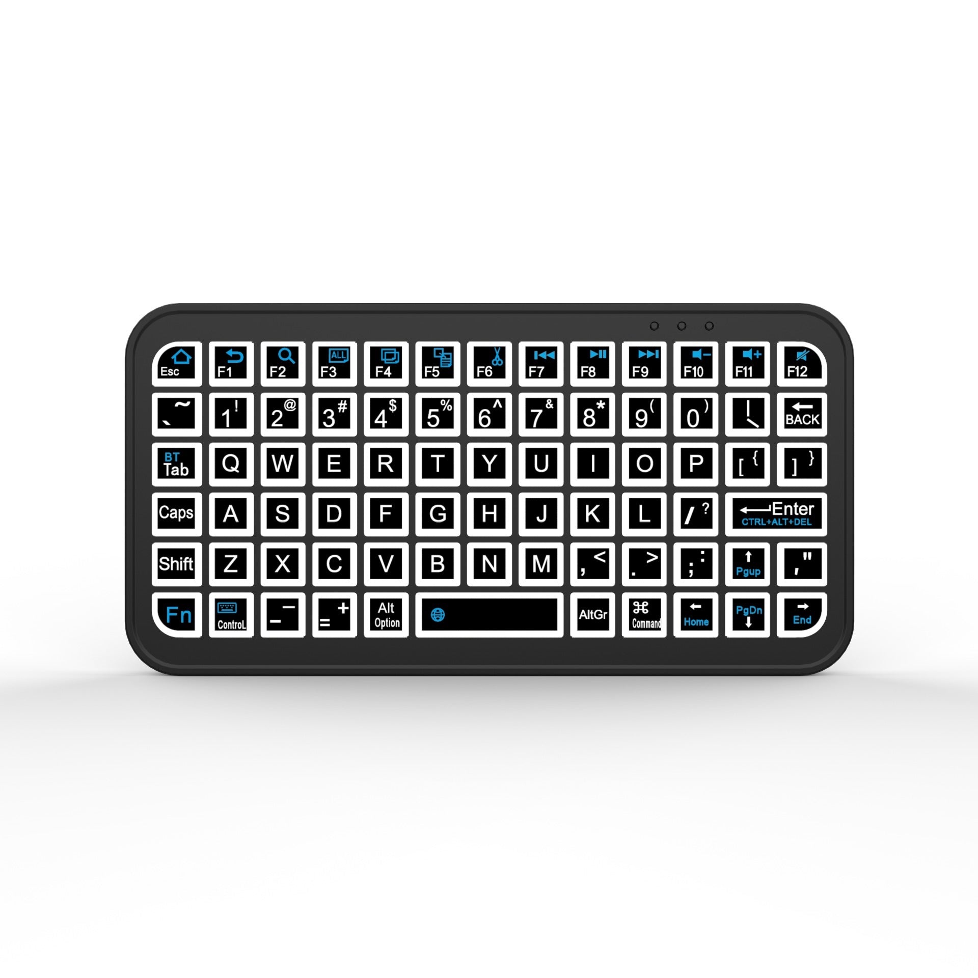 New Mini M7 Bluetooth Keyboard - Portable Multi-Device Keyboard for Phone, Computer, Smart TV, and Tablet with Tri-System Switching