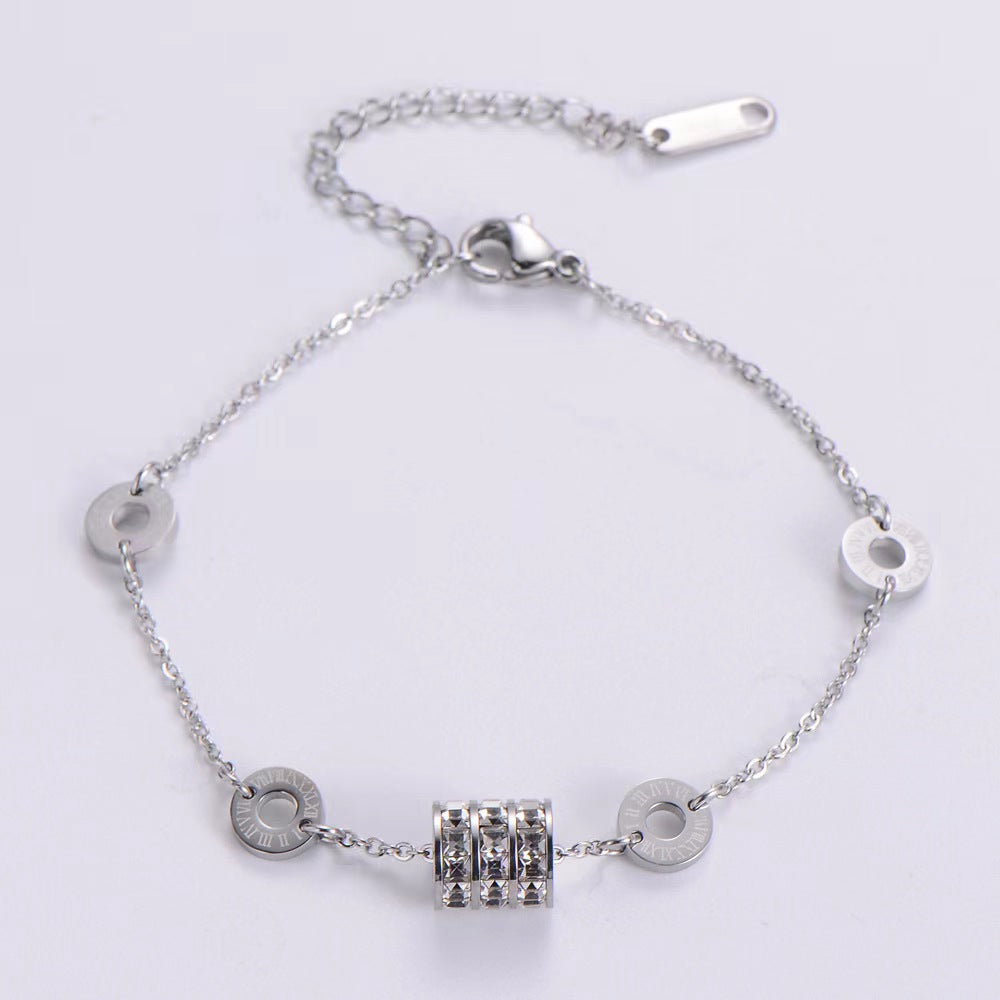 Elegant Waistline Bracelet - Simple Titanium Steel Fashion for Women, Non-Fading