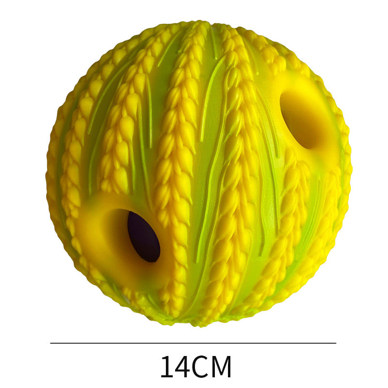 Pet Toy Ball for Medium to Large Dogs - Interactive Chew, Treat Dispensing, and Squeaky Toy