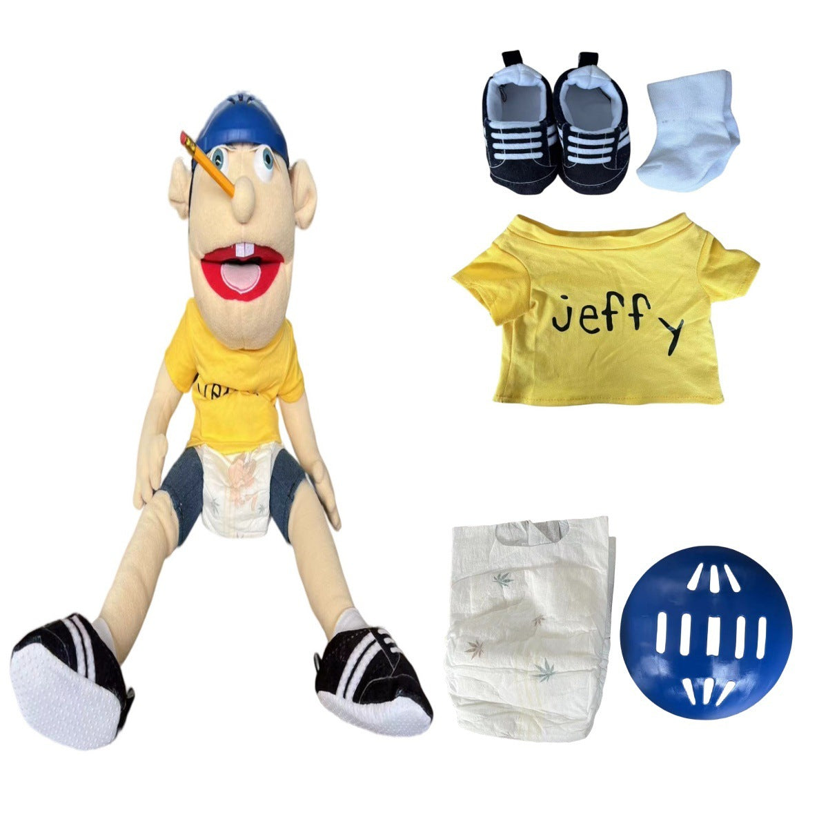 Funny Open Mouth Boy Interactive Doll