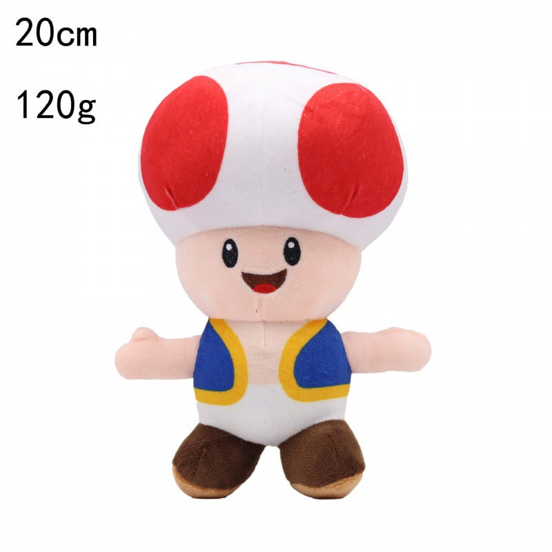 Mario Plumber and Mushroom Plush Toys