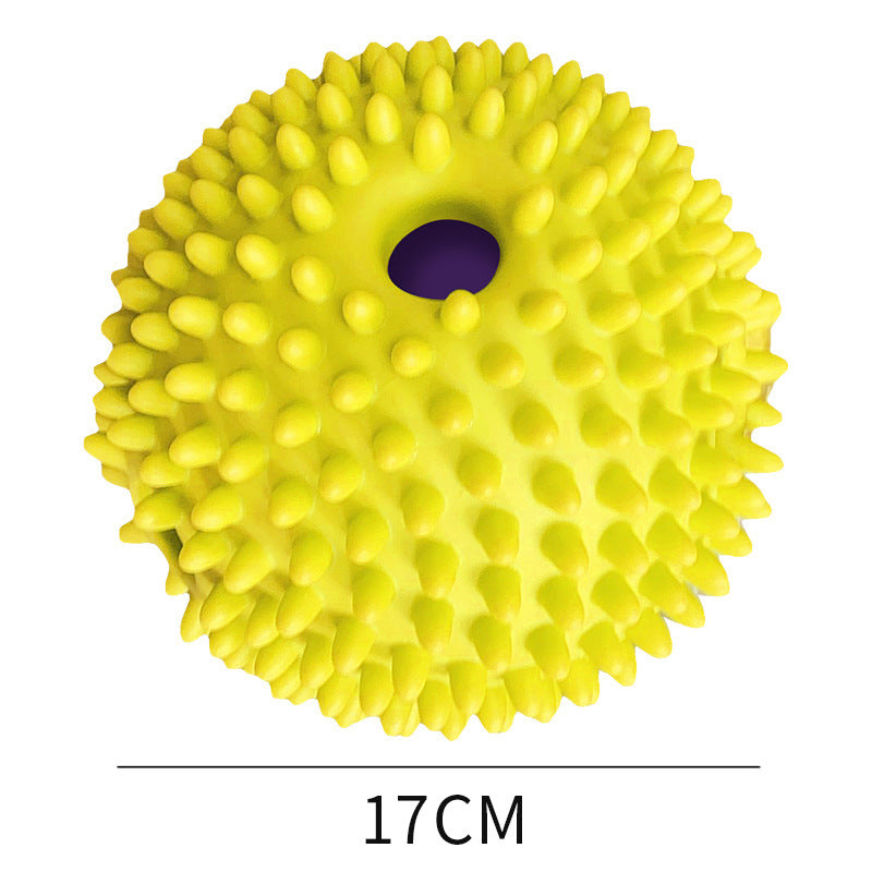 Pet Toy Ball for Medium to Large Dogs - Interactive Chew, Treat Dispensing, and Squeaky Toy