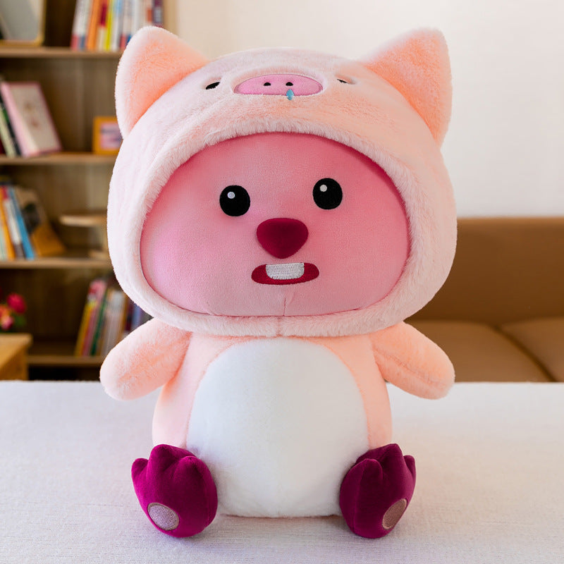 Transforming Little Bear Plush Toy - Lili Teddy Bear with Removable Hat, Perfect Birthday Gift