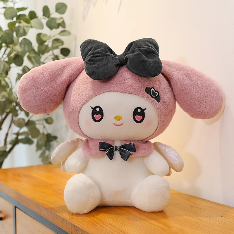 Sanrio Strawberry Kuromi, Princess My Melody, and Cinnamoroll Plush Toys - Multiple Styles and Sizes