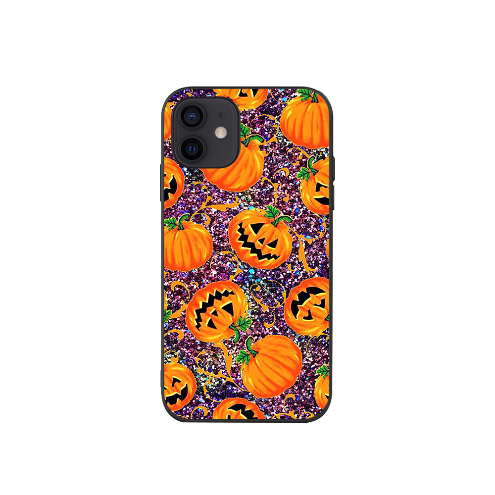 Halloween Party Phone Case - Creative Pumpkin, Witch, Bat, and Haunted House Protective Cover