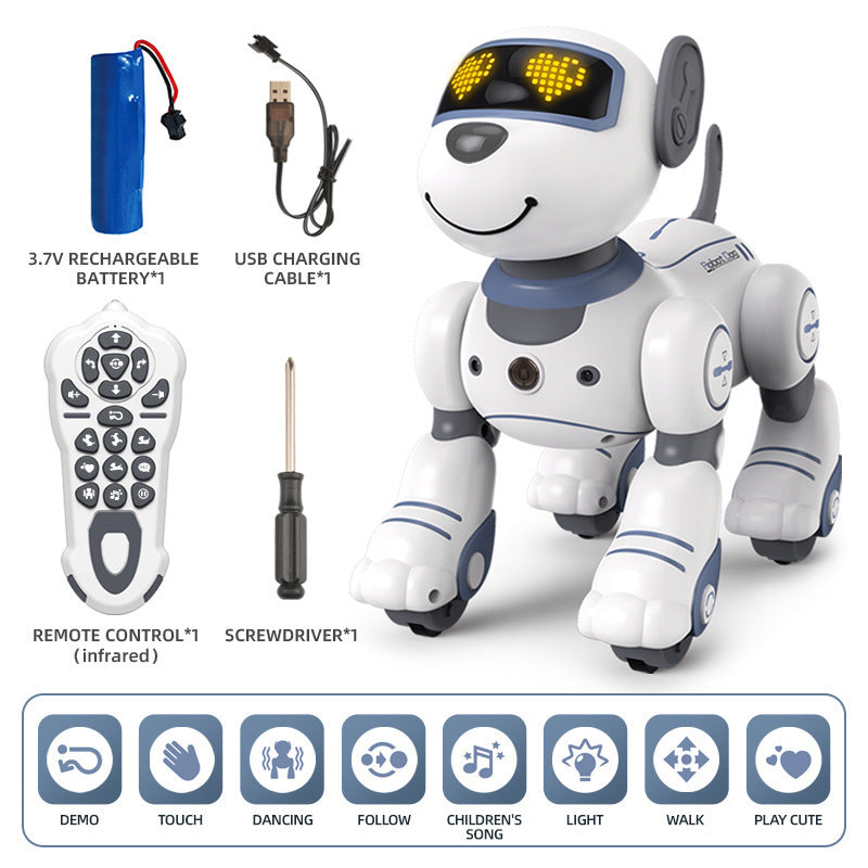 Children's Smart Robot Dog Toy - Interactive Dancing and Walking Electronic Pet Companion