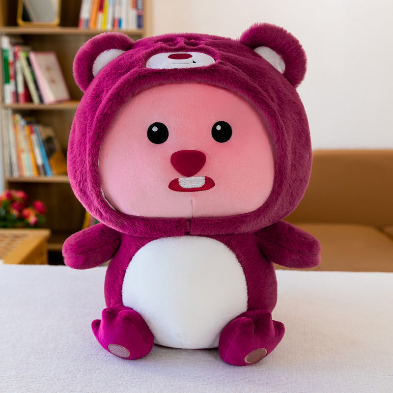 Transforming Little Bear Plush Toy - Lili Teddy Bear with Removable Hat, Perfect Birthday Gift