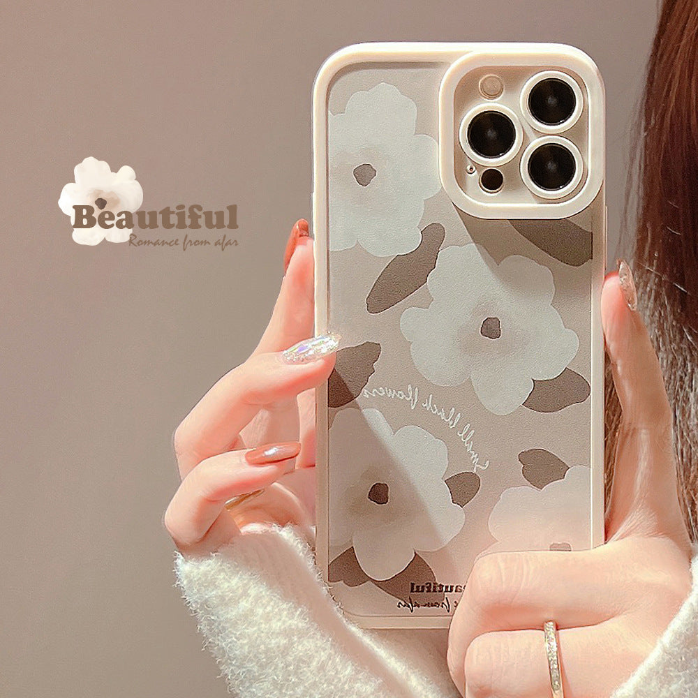 Flower Angel Eyes Phone Case Suitable for Apple Series Artistic Soft Case