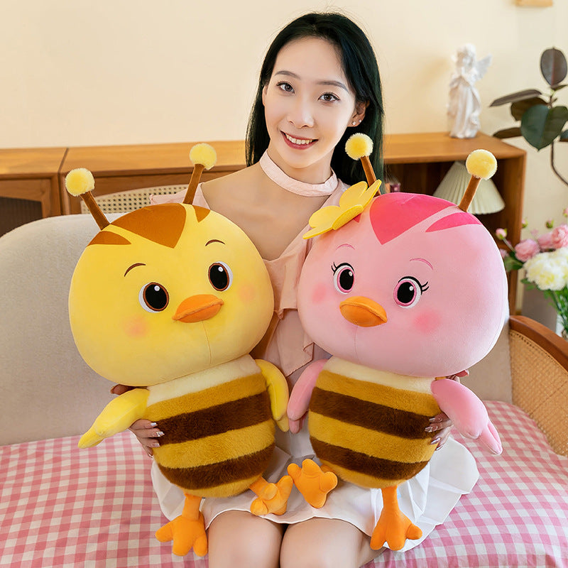 Cute Chicken Squad Plush Toy Cute Doll Large, Medium and Small Maggie Duoduo Doll Pillow Holiday Gift