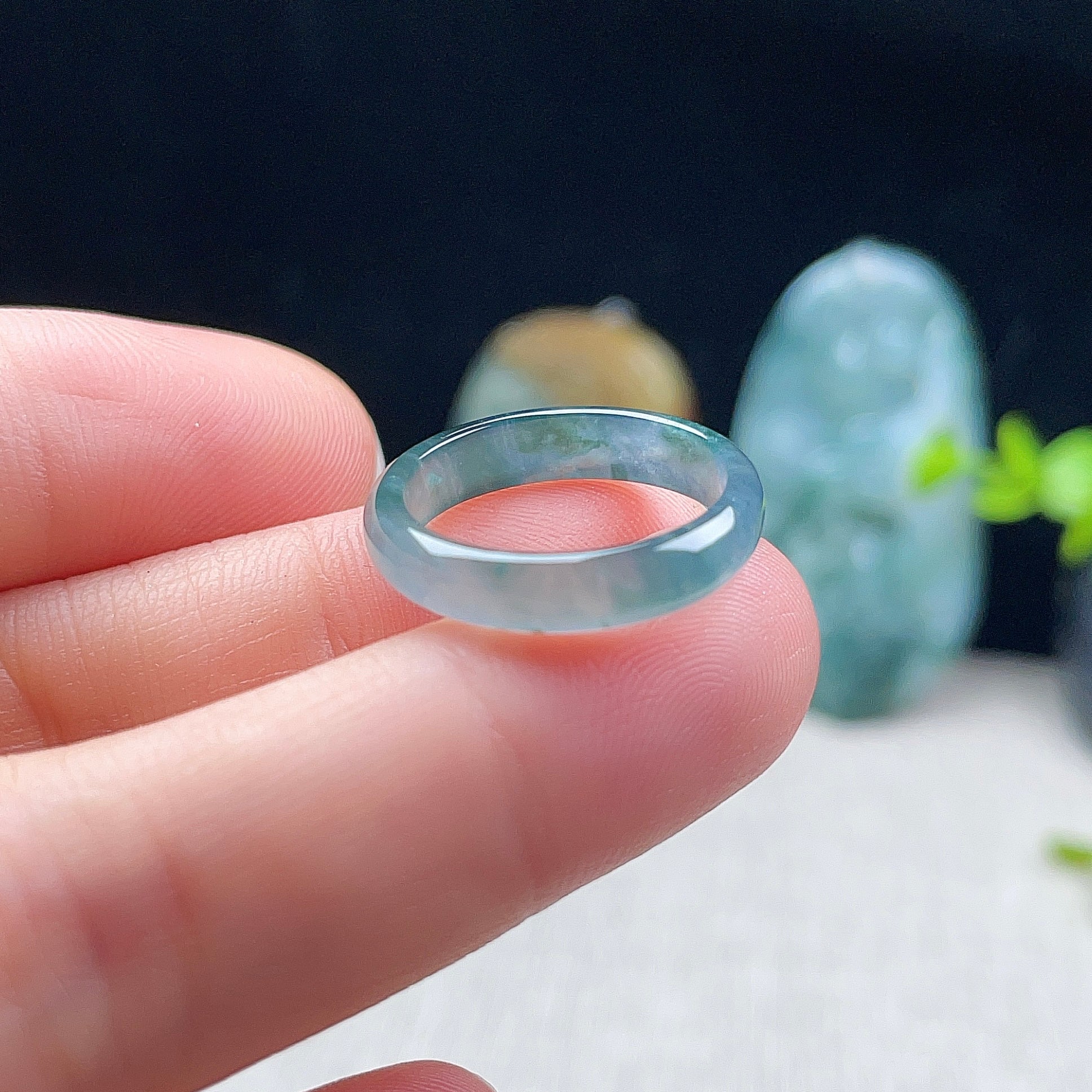 Natural Burmese Jadeite Ring