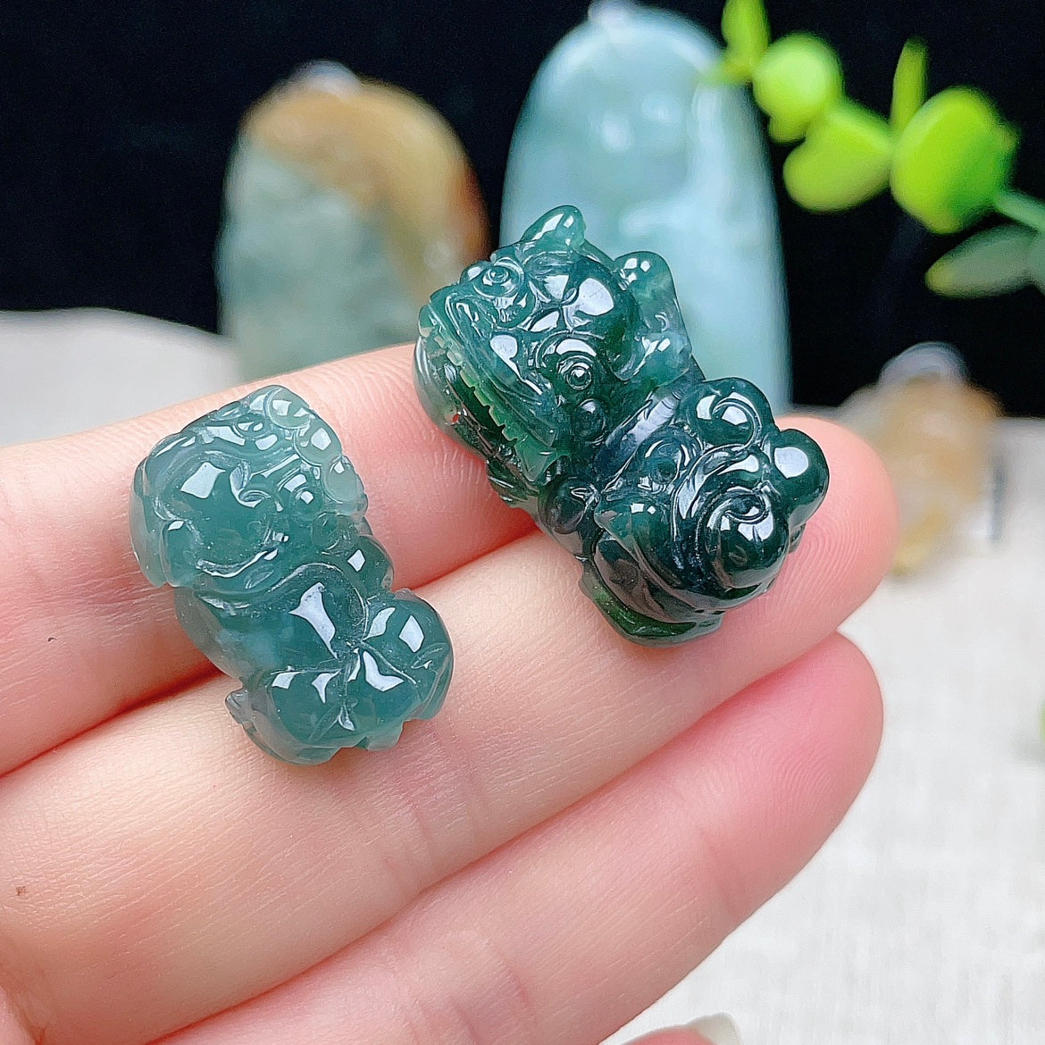 Natural Burmese Jade Pixiu