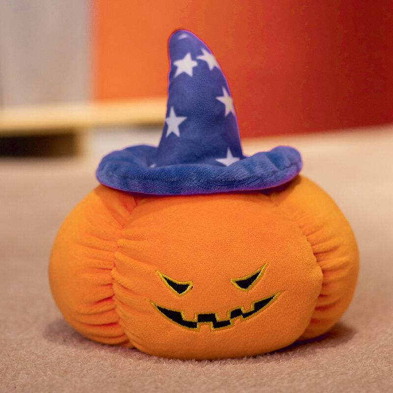 Funny Halloween Pumpkin Pillow Doll