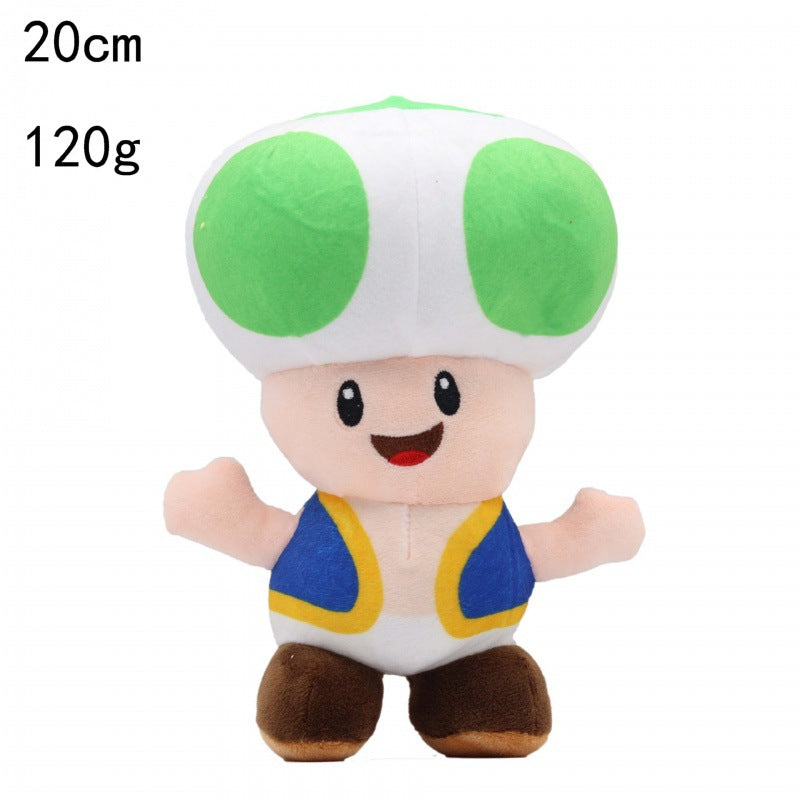 Mario Plumber and Mushroom Plush Toys