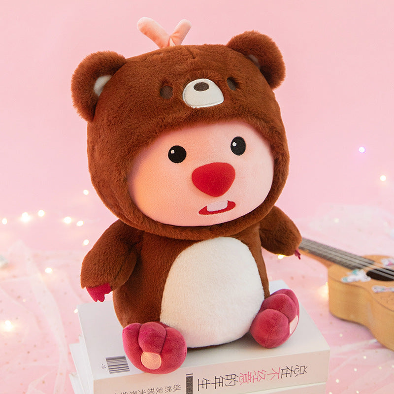 Transforming Little Bear Plush Toy - Lili Teddy Bear with Removable Hat, Perfect Birthday Gift