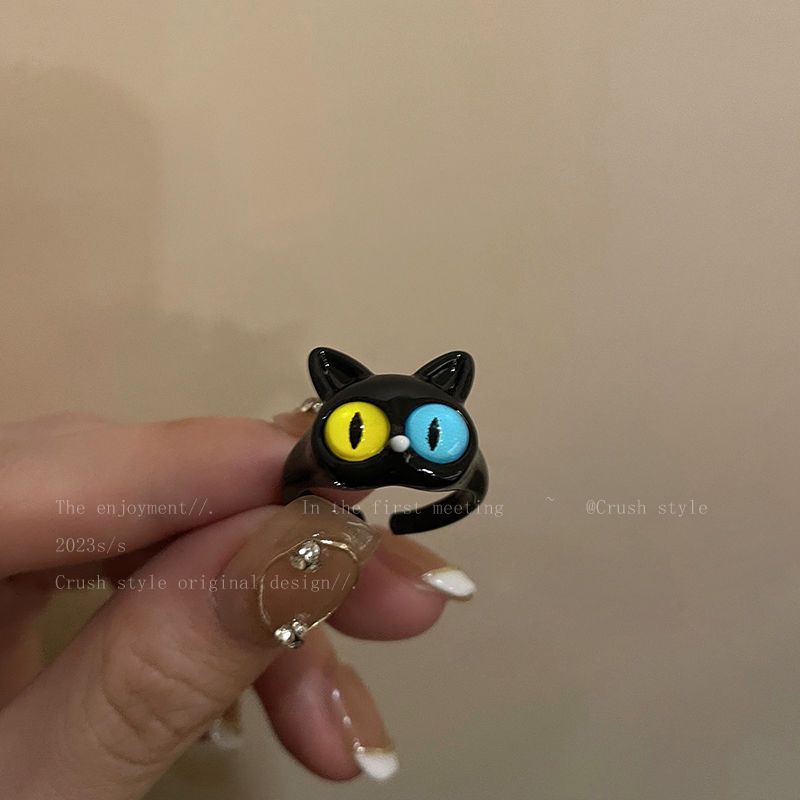 Cute Monster Ring Collection - Unique and Playful One-Eyed Monster Adjustable Rings