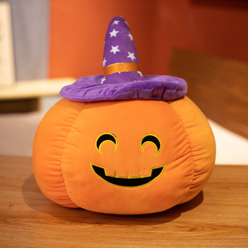 Funny Halloween Pumpkin Pillow Doll