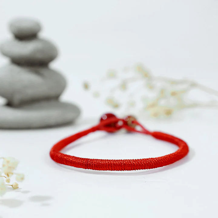 FengShui Lucky Red String Ceramic Bracelet