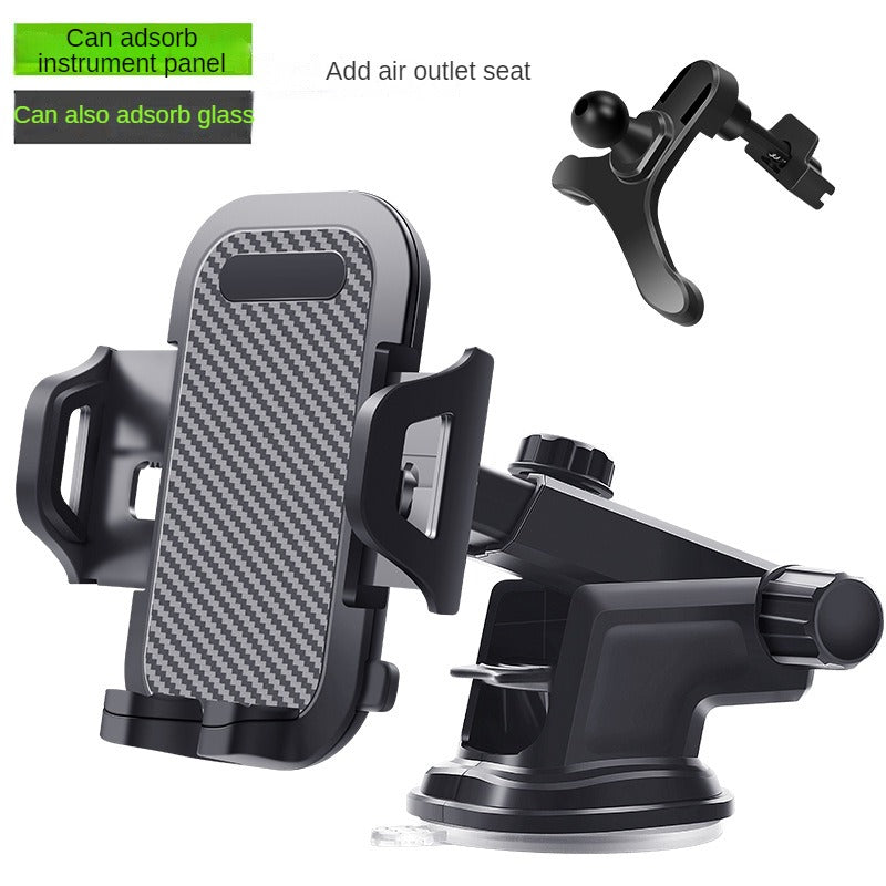 Multi-Function Car Phone Mount – Suction Cup & Air Vent Car Holder, Versatile Dashboard & Windshield Phone Stand